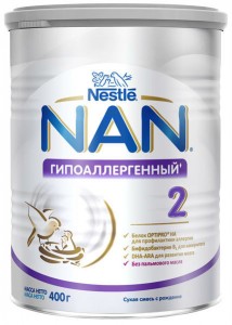 Смесь молочная Nestle NAN Optipro НА 2 Гипоаллергенный (с 6 месяцев) 400 г - фото