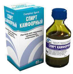 Камфорный 10% спирт 40 мл - фото