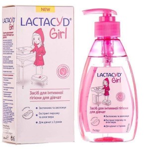 Средство Lactacyd Girl для интимной гигиены с дозатором с 3-х лет 200 мл - фото