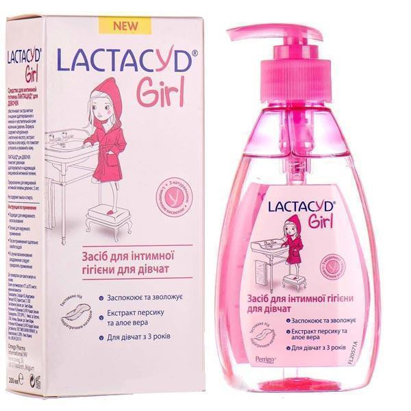 Средство Lactacyd Girl для интимной гигиены с дозатором с 3-х лет 200 мл