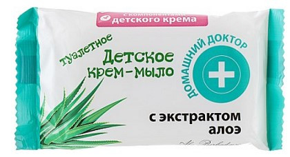 Крем-мыло Домашний доктор детское с экстрактом алоэ 70 г