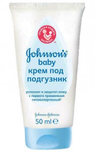 Крем детский Johnsons Baby от раздражения под подгузник 50 мл - фото