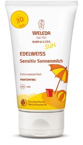 Молочко Weleda солнцезащитное Эдельвейс для чувствительной кожи SPF 30 150 мл - фото