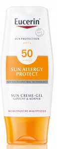 Крем-гель Eucerin Sun Allergy Protect солнцезащитный для кожи лица и тела SPF50 150 мл - фото