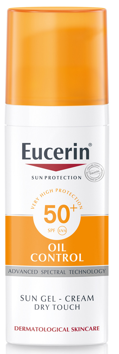 Гель-крем Eucerin Oil Control солнцезащитный с матирующим эффектом SPF50 50 мл